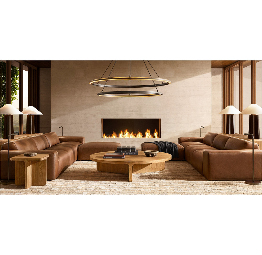 PERALTA TWO-TIER ROUND CHANDELIER 60"
