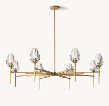 TULIP ROUND CHANDELIER 54"