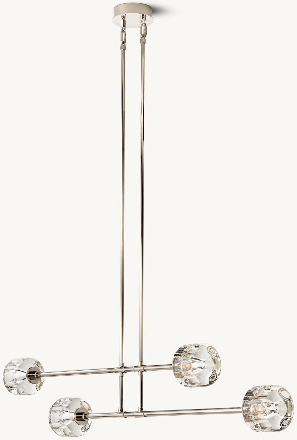 DEMARET MOBILE LINEAR CHANDELIER 54"