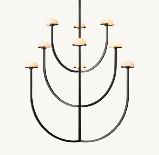 PEDRA ROUND CHANDELIER 40"