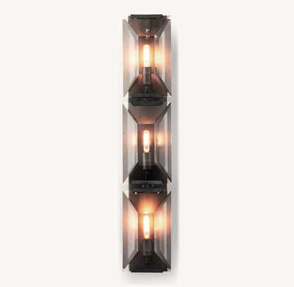HARLOW CRYSTAL TRIPLE SCONCE