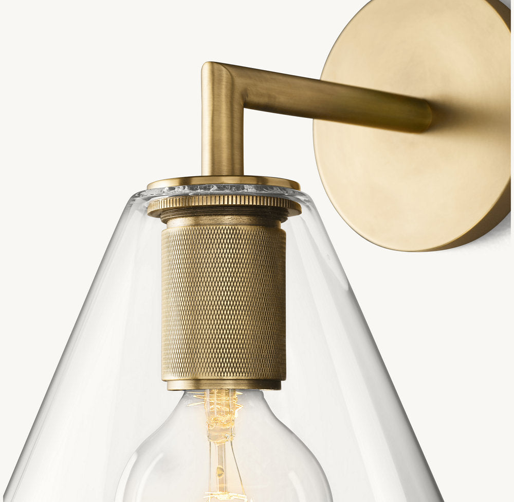 UTILITAIRE FUNNEL SHADE SCONCE