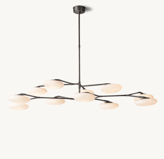 BRINDILLE TWO-TIER CHANDELIER 65"