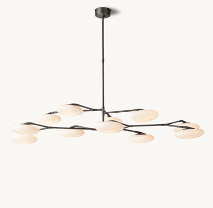 BRINDILLE TWO-TIER CHANDELIER 65"