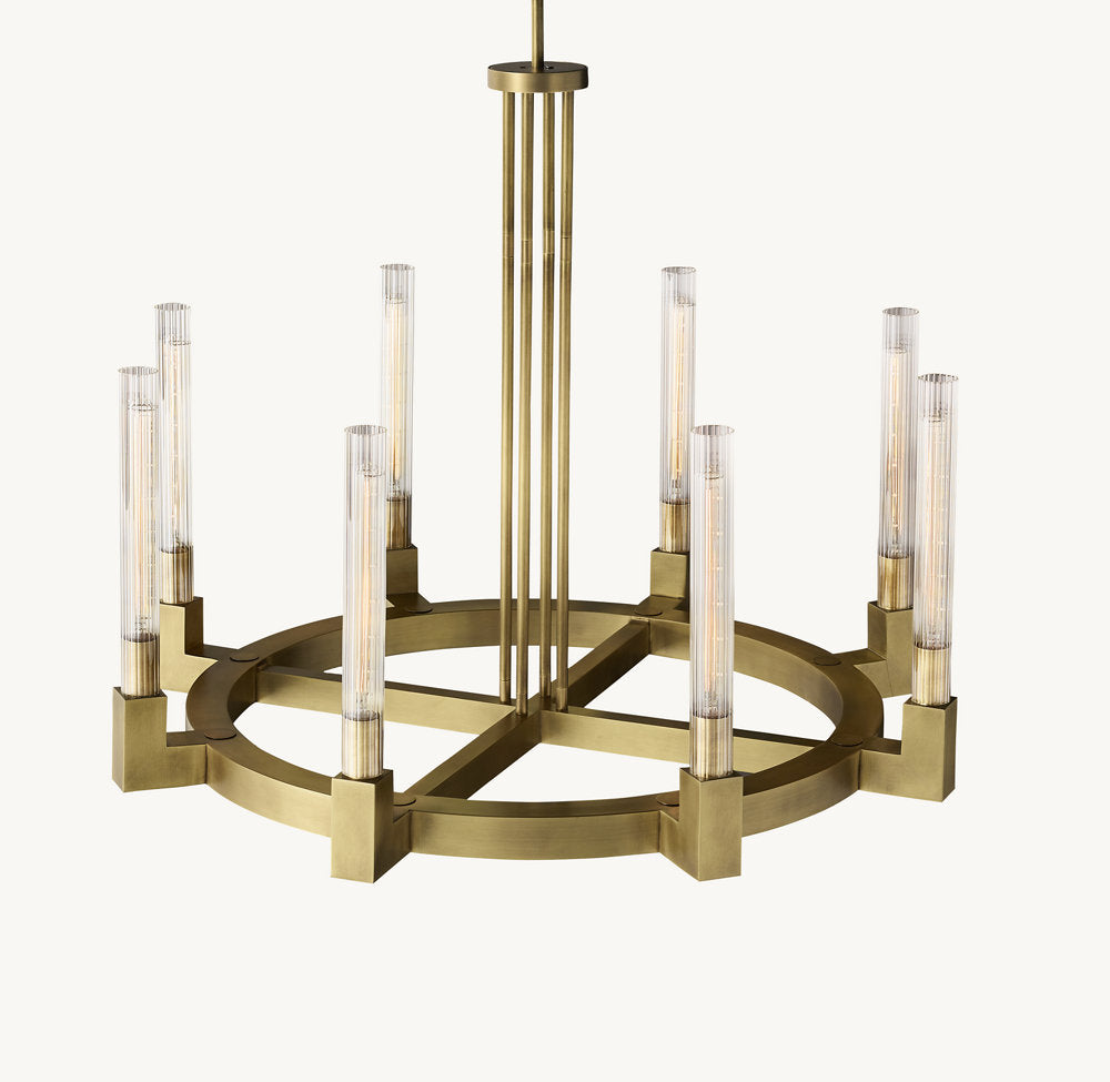 CANNELE ROUND CHANDELIER 36"