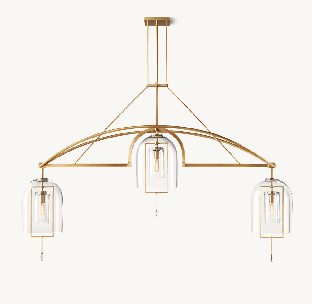 FULCRUM GRAND LINEAR CHANDELIER 85"
