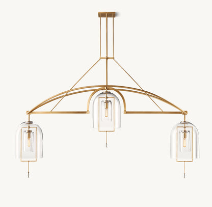 FULCRUM GRAND LINEAR CHANDELIER 85"