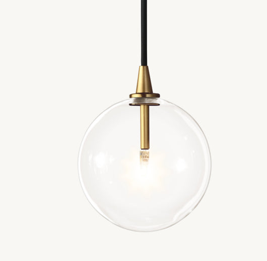 GLASS GLOBE MOBILE PENDANT