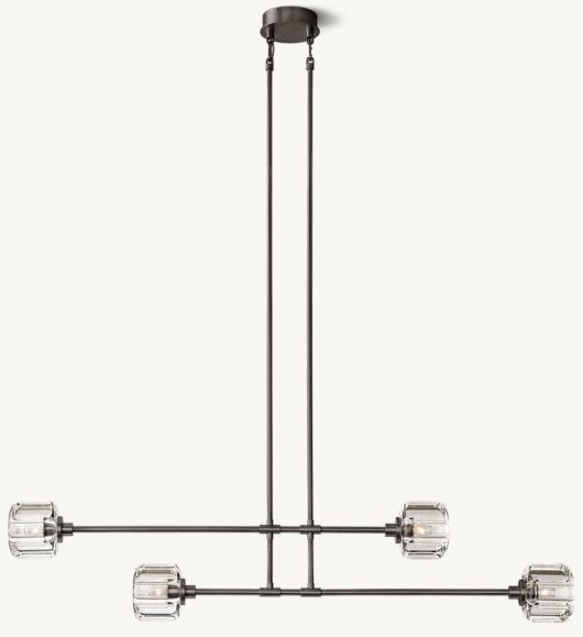 DEMARET MOBILE LINEAR CHANDELIER 54"