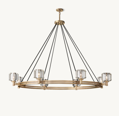 DEMARET ROUND CHANDELIER 60"