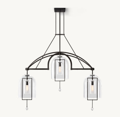 FULCRUM GRAND LINEAR CHANDELIER 61"