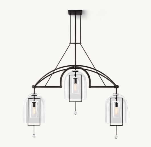 FULCRUM GRAND LINEAR CHANDELIER 61"
