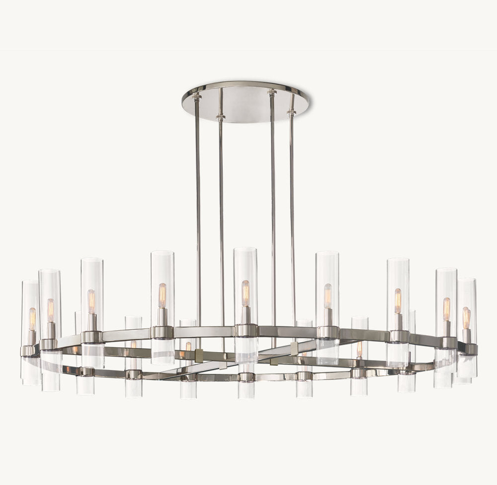 RAVELLE ROUND CHANDELIER 60"
