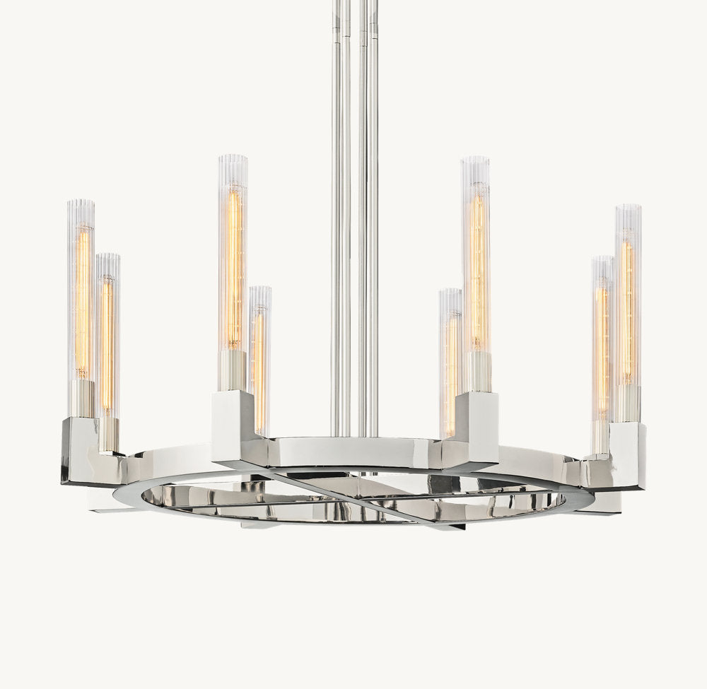 CANNELE ROUND CHANDELIER 36"