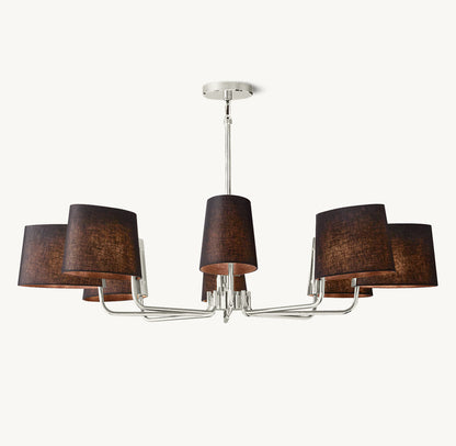 Black Linen Polished Nickel