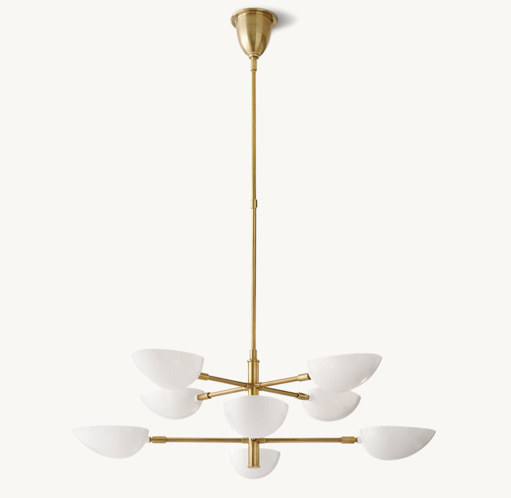 GRAPHIC CHANDELIER 38"