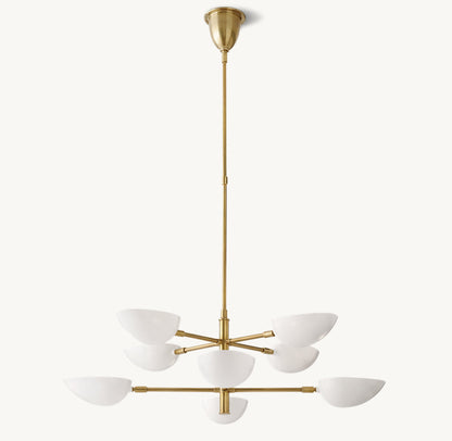 GRAPHIC CHANDELIER 38"