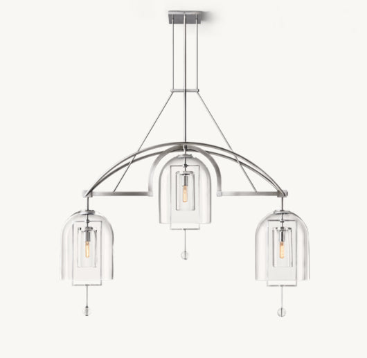 FULCRUM GRAND LINEAR CHANDELIER 61"