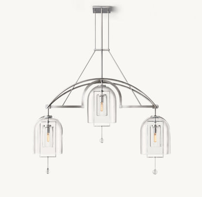 FULCRUM GRAND LINEAR CHANDELIER 61"