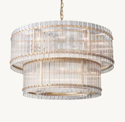 SAN MARCO TWO-TIER ROUND CHANDELIER 48"