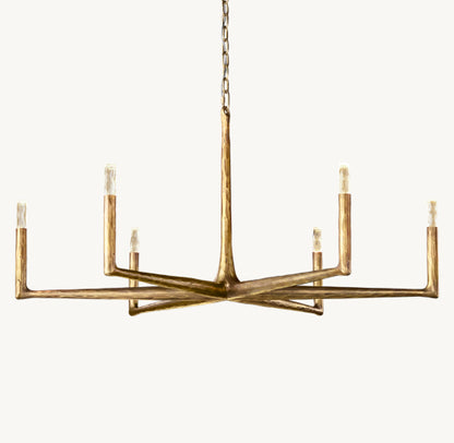 THADDEUS ROUND CHANDELIER 48"