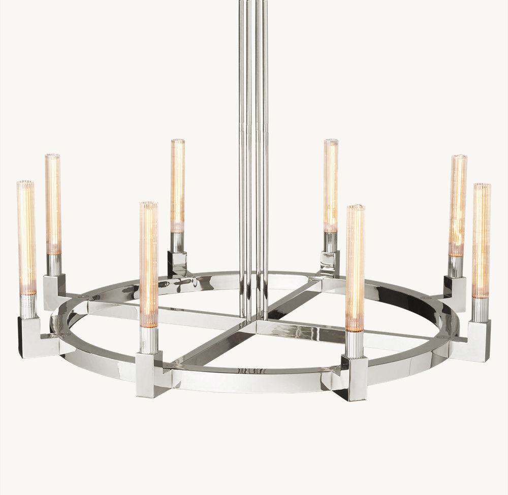 CANNELE ROUND CHANDELIER 48"