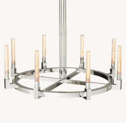 CANNELE ROUND CHANDELIER 48"