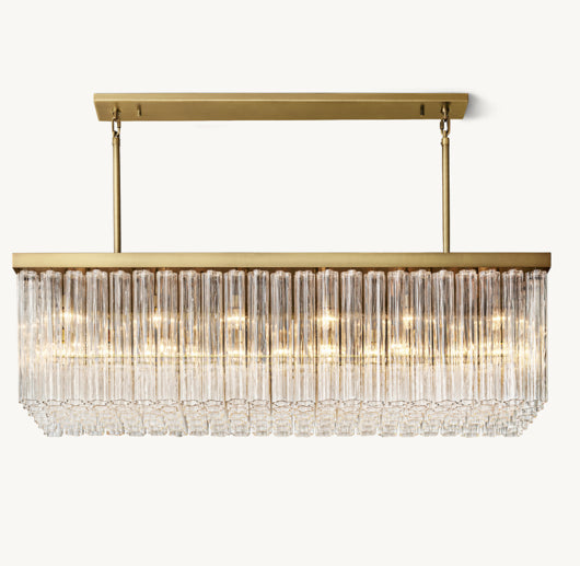 CIELO RECTANGULAR CHANDELIER 73"