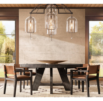 FULCRUM ROUND GRAND CHANDELIER 73"
