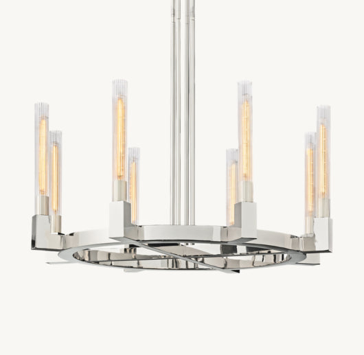 CANNELE ROUND CHANDELIER 36"