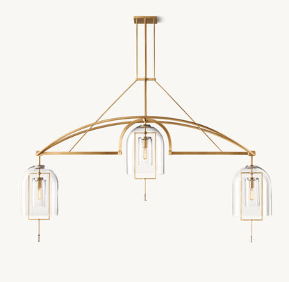 FULCRUM GRAND LINEAR CHANDELIER 85"