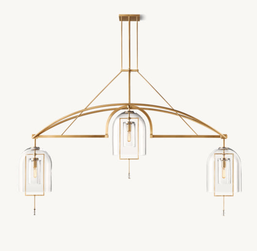 FULCRUM GRAND LINEAR CHANDELIER 85"