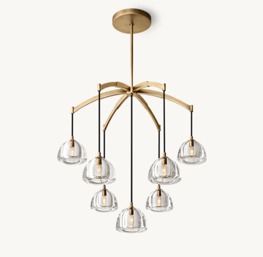 HEMISPHERE ROUND CHANDELIER 36"