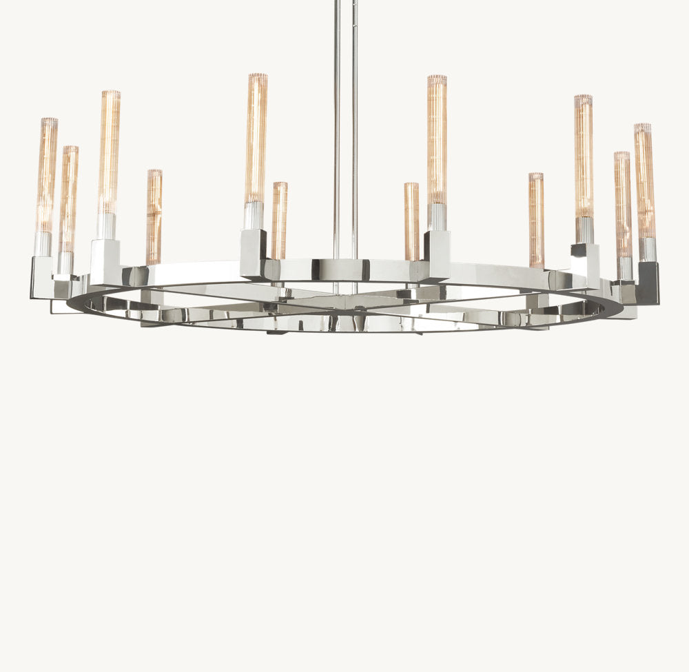 CANNELE ROUND CHANDELIER 60"
