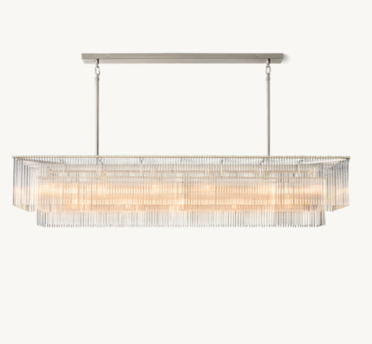 AMADEO RECTANGULAR CHANDELIER 72"