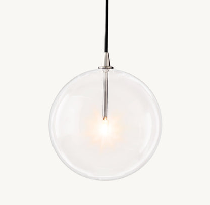 GLASS GLOBE MOBILE PENDANT