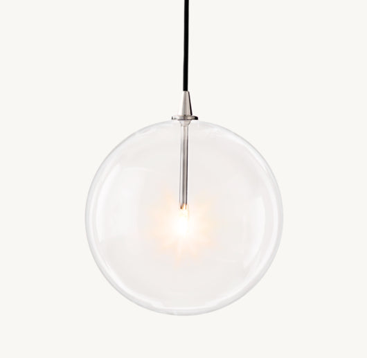 GLASS GLOBE MOBILE PENDANT