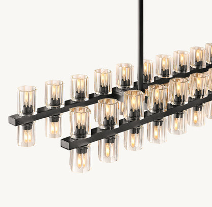 ARCACHON LED RECTANGULAR CHANDELIER 54"