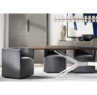 ARCACHON LED RECTANGULAR CHANDELIER 54"