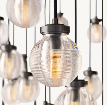 PEARL RECTANGULAR CHANDELIER 72"