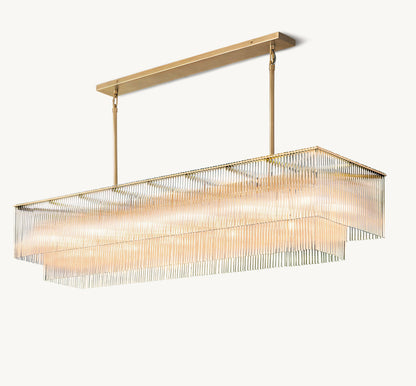 AMADEO RECTANGULAR CHANDELIER 72"