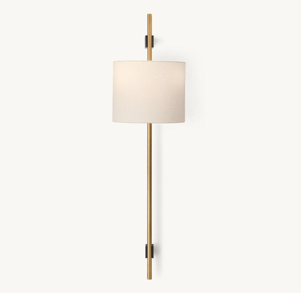 VELA ROUND BAR SCONCE - ROUND SHADE