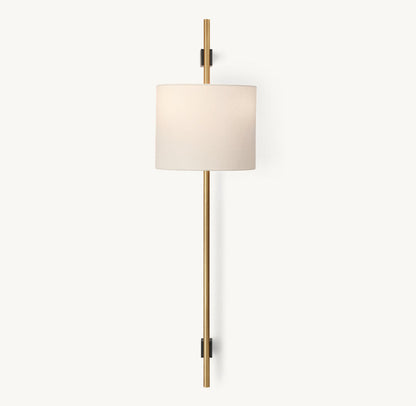 VELA ROUND BAR SCONCE - ROUND SHADE