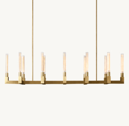 CANNELE LINEAR CHANDELIER 67"