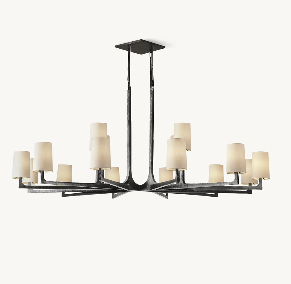 WRIGHT ROUND CHANDELIER 60"