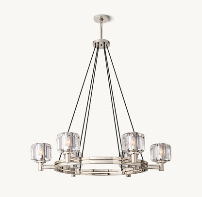 DEMARET ROUND CHANDELIER 36"