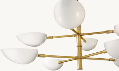 GRAPHIC CHANDELIER 38"