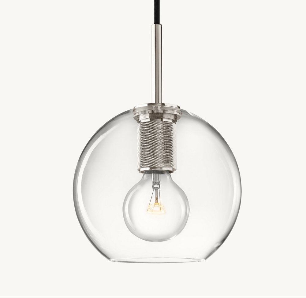 UTILITAIRE GLOBE SHADE PENDANT