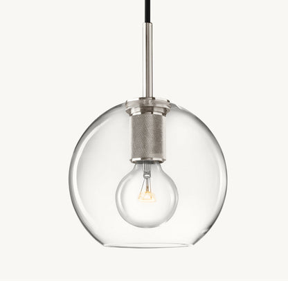 UTILITAIRE GLOBE SHADE PENDANT