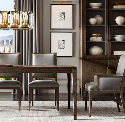 HARLOW CRYSTAL RECTANGULAR CHANDELIER 54"